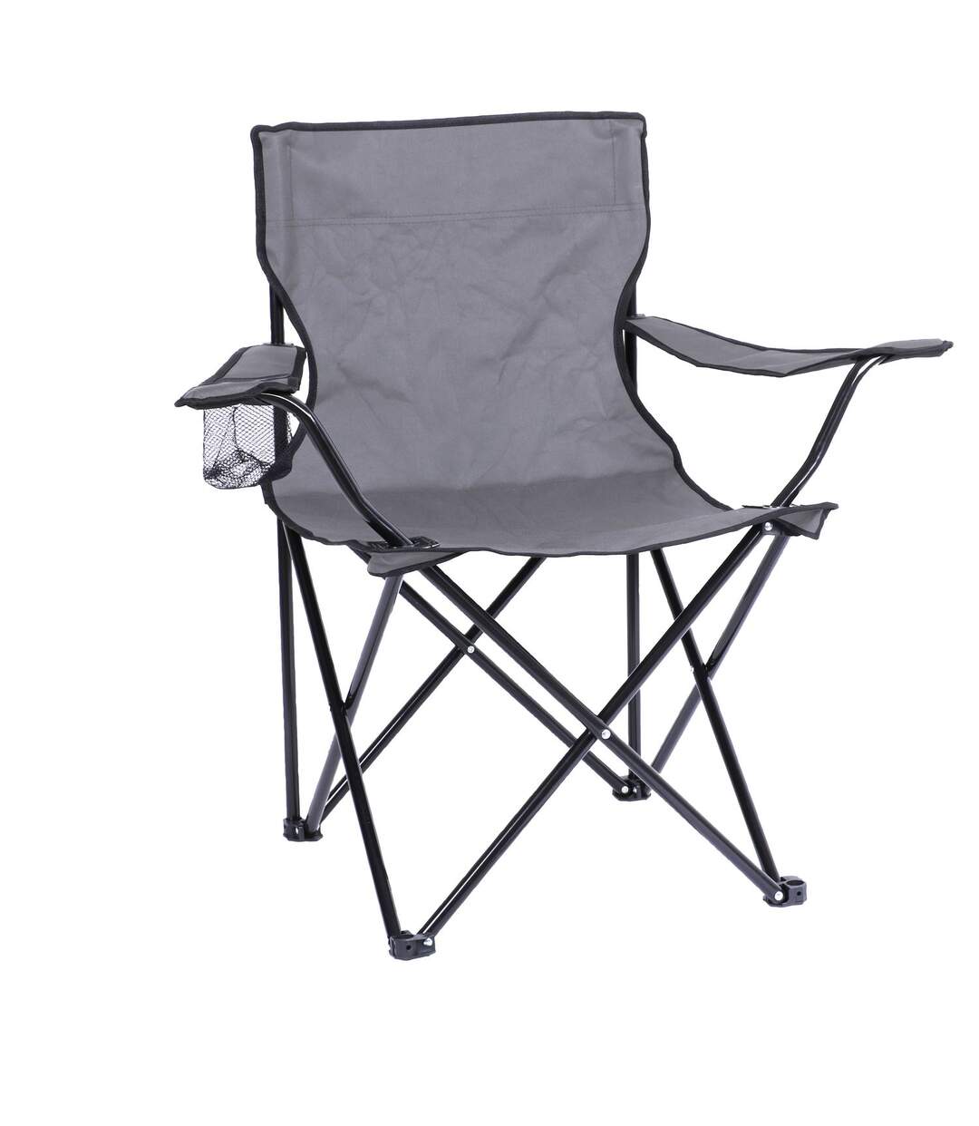 Fauteuil de camping - Gris anthracite