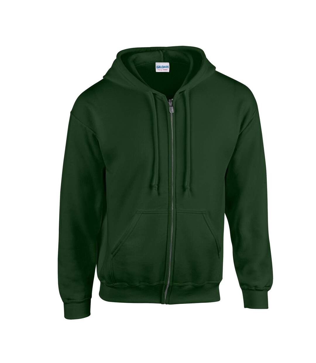 Veste À Capuche Adulte Vert Forêt Gildan-1