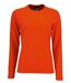 T-shirt manches longues pour femme - 02075 - orange