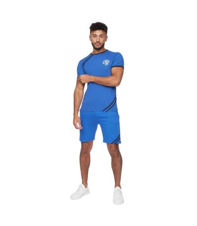 Ensemble t-shirt et short hamlax homme bleu / bleu marine Crosshatch Crosshatch