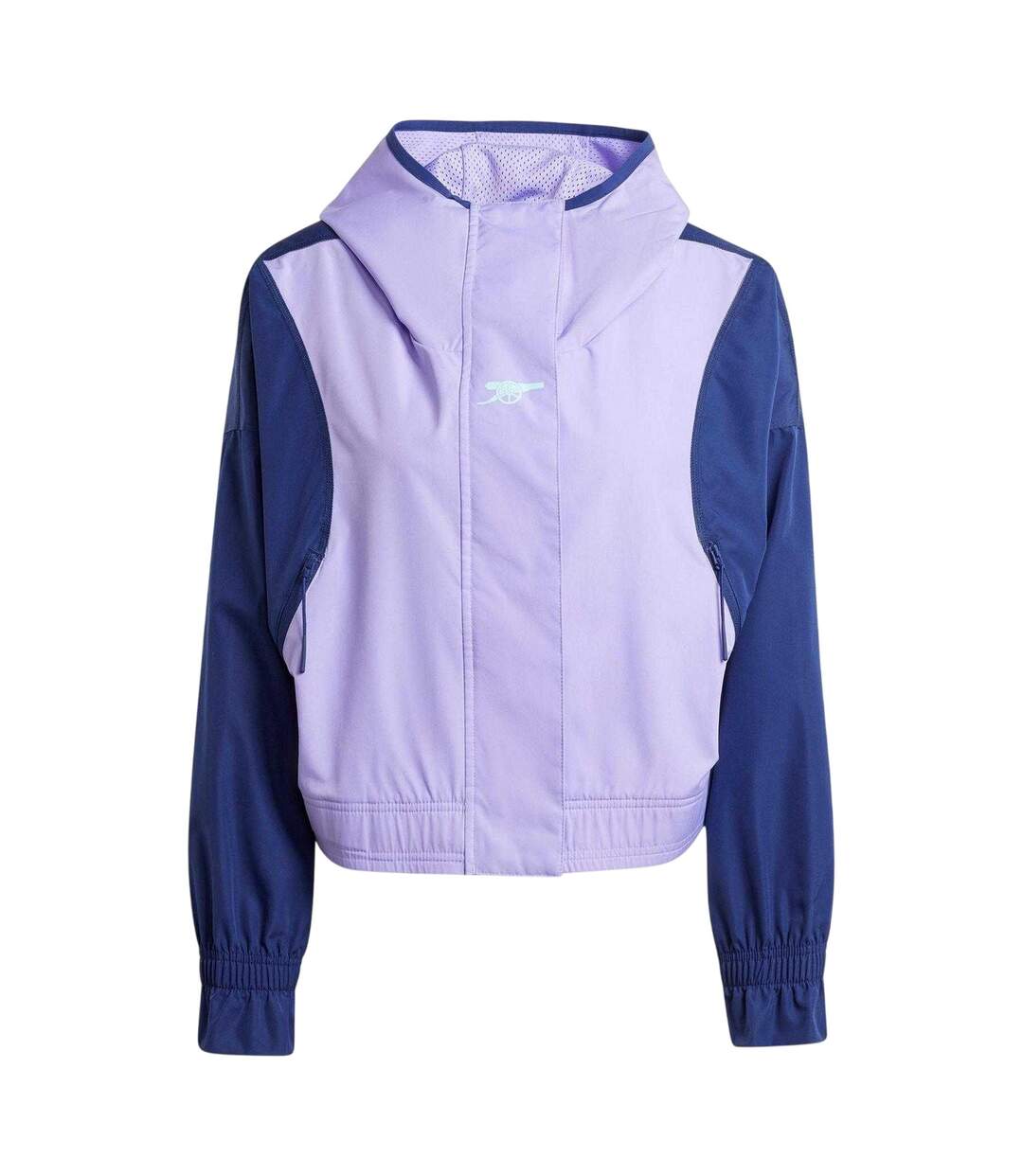 Womens/ladies Arsenal Fc Windbreaker Light Purple Adidas-2