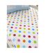 Sunny rainbow dots fitted sheet set multicoloured Generic-1