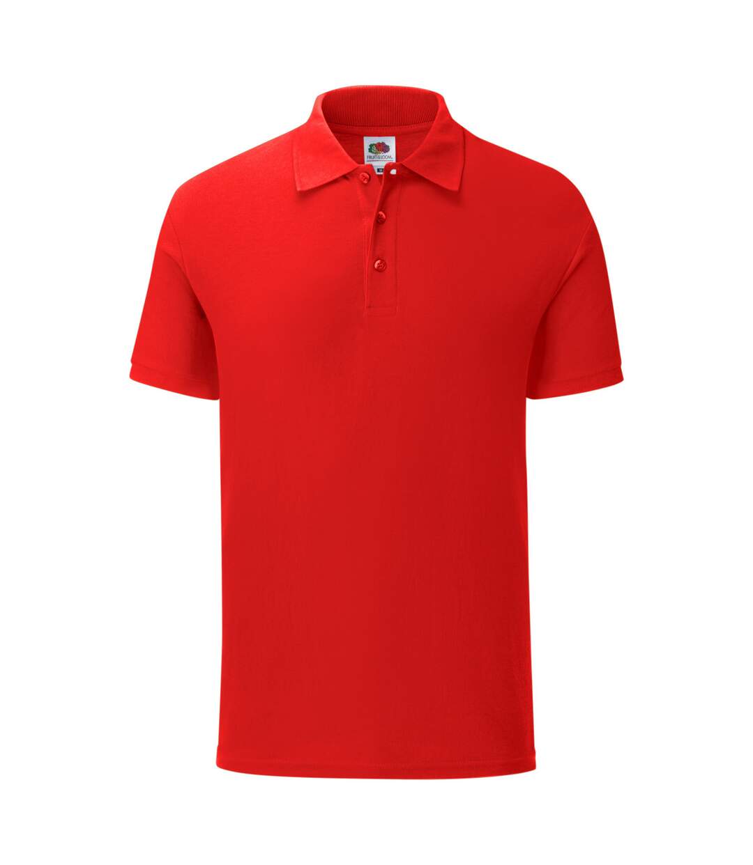 Polo homme rouge Fruit Of The Loom-1