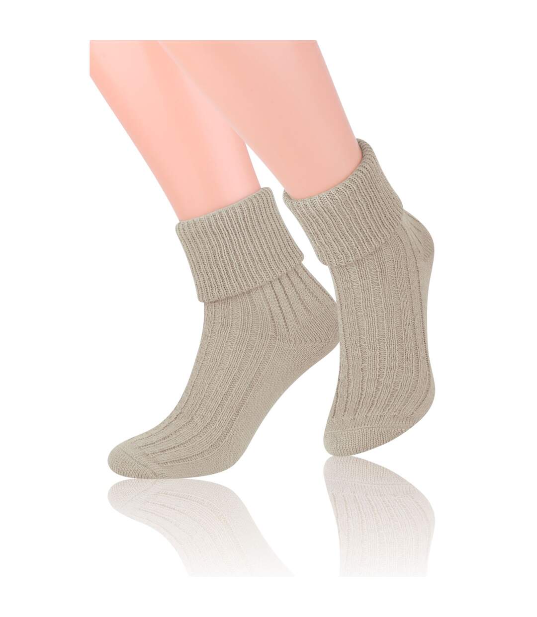 3 Pack Ladies Cosy Wool Bed Socks-4