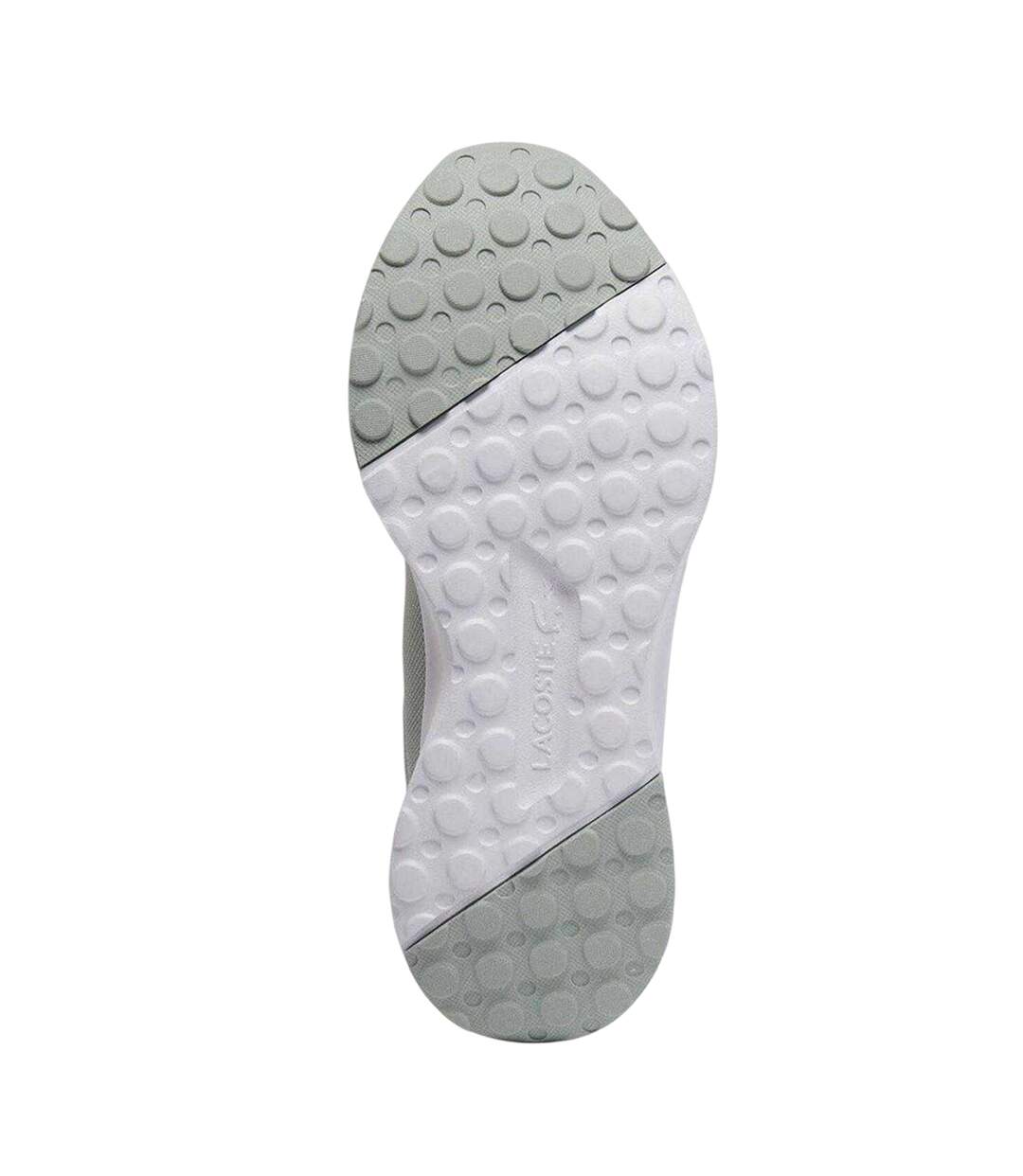 Mens Neo Runbase Mesh Cushioned Trainers Grey White Lacoste-3