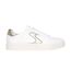 Womens/ladies Eden Lx Beaming Glory Trainers White Gold Skechers-3