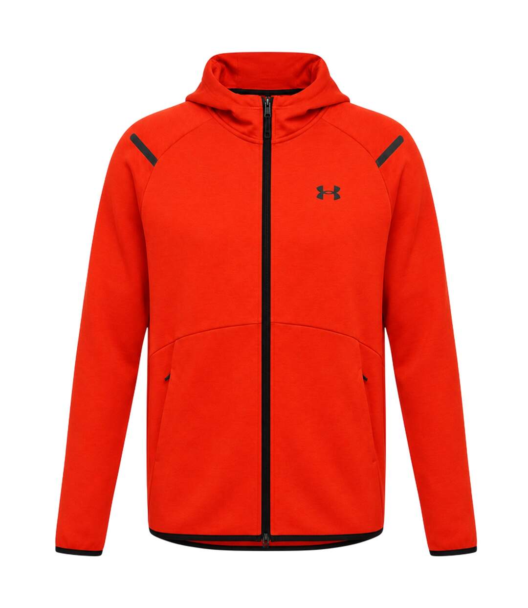 Mens Unstoppable Sweat Jacket Orange Under Armour-2