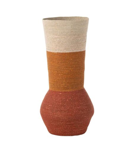 Vase Déco en Jonc Rayures 68cm Multicolore