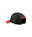 Casquette trucker avec filet en suédine Red Morning Rock'n Free Life-3