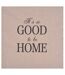 Lot de 20 Serviettes en Papier Home 33x33cm Naturel-1