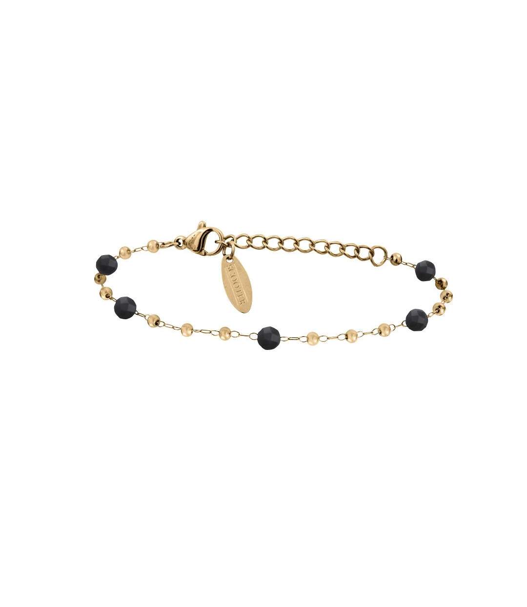 Bracelet doré/noir clio blue br0047-1