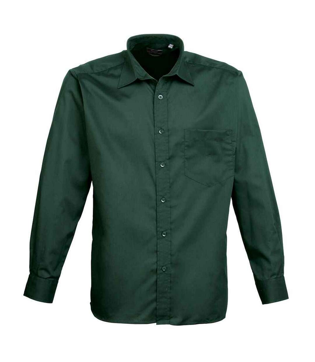 Chemise homme vert bouteille Premier-1