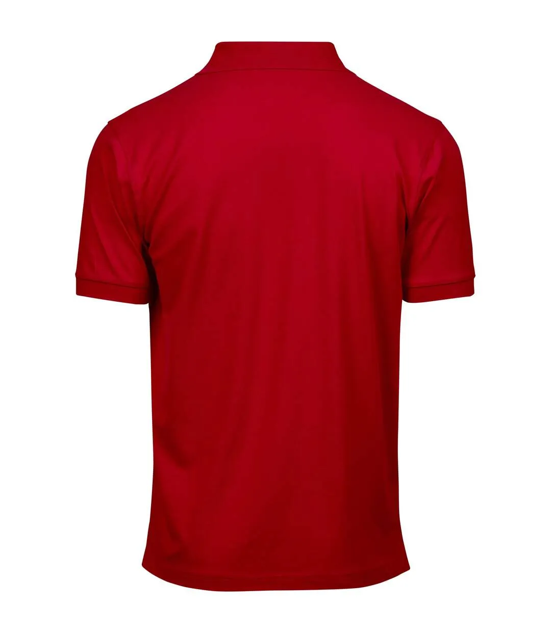 Mens Luxury Stretch Polo Shirt Red Tee Jays-2