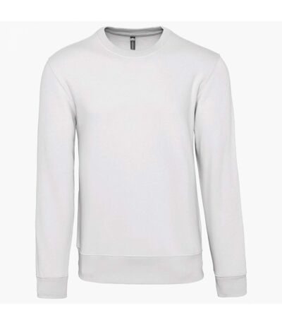 Kariban Mens Crew Neck Sweatshirt (White)