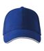 Casquette De Baseball Motif/style 6 Panneaux Bleu Malfini-1