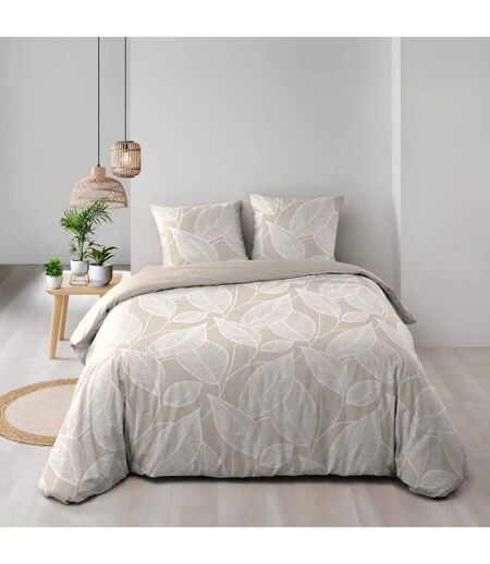 Parure de Lit 3 Pièces Amanda 240x220cm Naturel