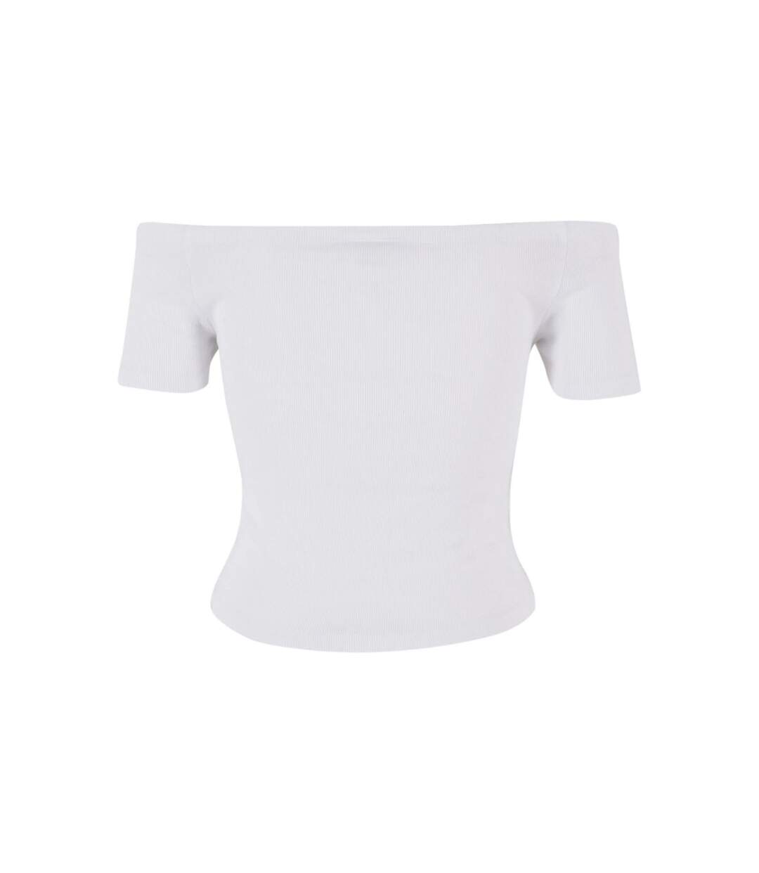 Haut Motif/style Côtelé Femme Blanc Urban Classics-2