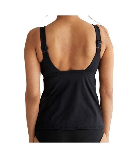 Haut de maillot de bain Noir Femme Nike Scoop - M