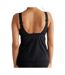 Haut de maillot de bain Noir Femme Nike Scoop - M-2