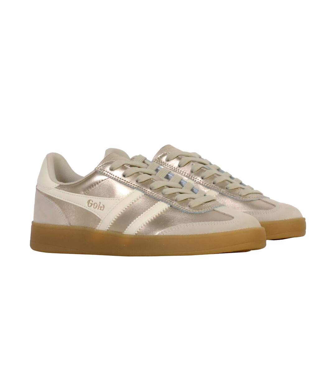 Basket Cuir Gola Viper Metallic-3