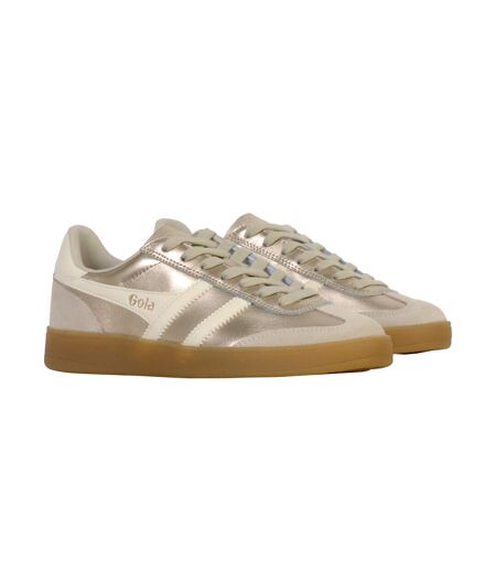 Basket Cuir Gola Viper Metallic