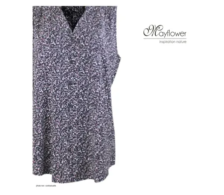 MAYFLOWER VODKA1 Chemisier sans manches – La fluidité de la viscose pour un look estival chic