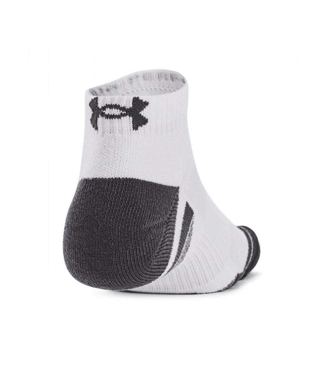 X3 paires de chaussettes blanc/gris homme under armour performance tech-2