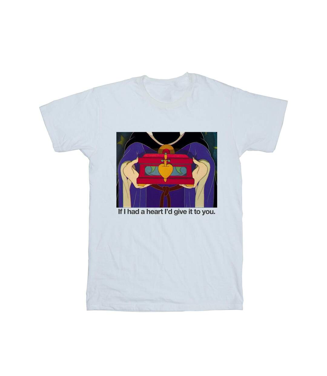 Disney Femme/Les femmes Sleeping Beauty If I Had A Heart - T-shirt boyfriend en coton (Blanc) - UTBI42924-1