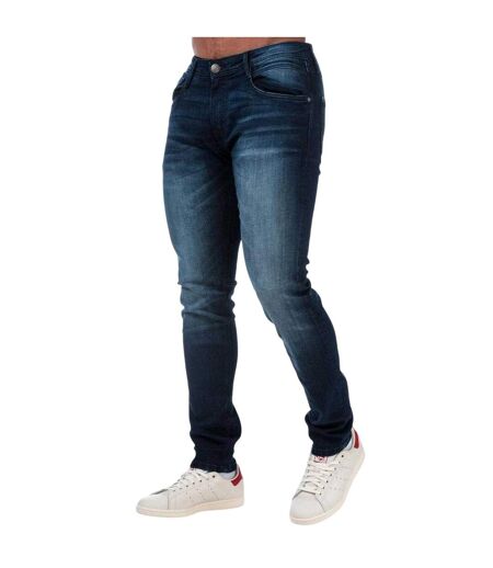 Mens Maylead Slim Jeans Dark Blue Duck And Cover