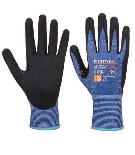 Unisex adult ap52 dexti ultra cut resistant gloves s blue/black Portwest