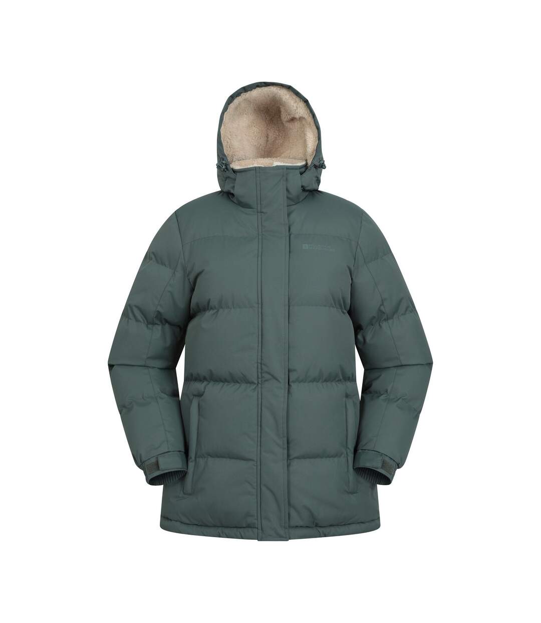 Doudoune matelassée snow femme vert kaki Mountain Warehouse-1