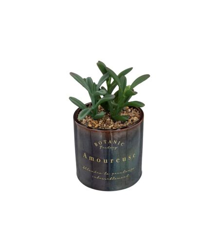 Plante Artificielle en Pot Déco Bota 14cm Noir