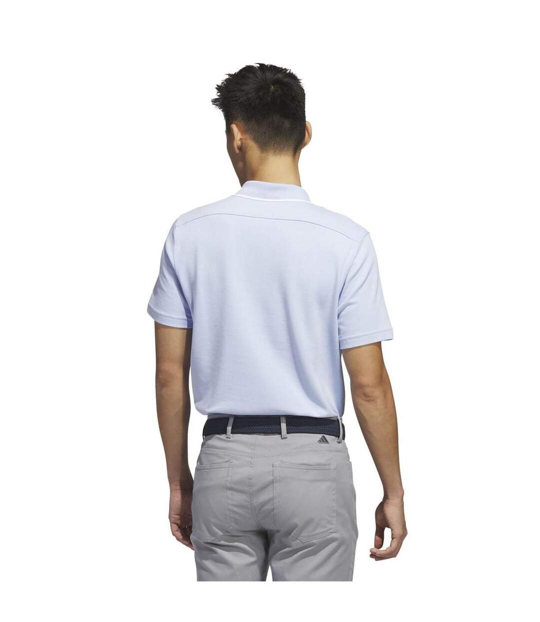 Polo Golf Homme Bleu Adidas-3