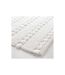 Tapis de Bain Jacquard Cleonis 50x80cm Blanc