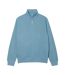 Mens Interlock Quarter Zip Sweatshirt Blue Lacoste-2