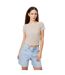 T-shirt Femme Beige Gris Jack Wills-2