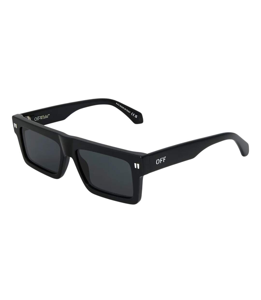 Womens/ladies Chandler Rectangle Sunglasses One Size Black Off White-1