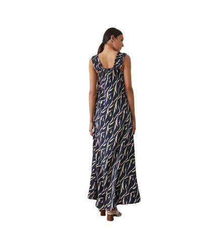 Principles Womens/Ladies Feather Frill Maxi Dress (Navy) - UTDH6085