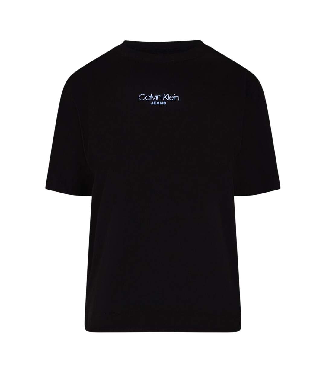 T-shirt Manches Courtes Motif/style Lettrage Femme Noir Calvin Klein-2