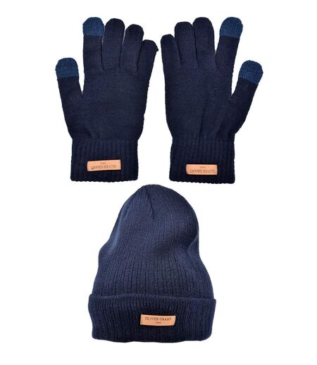 Pack Bonnet Gants Homme OLIVER GRANT PACK 2312 MARINE