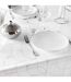 Nappe Antitache Louxor 140x240cm Blanc & Argent-3