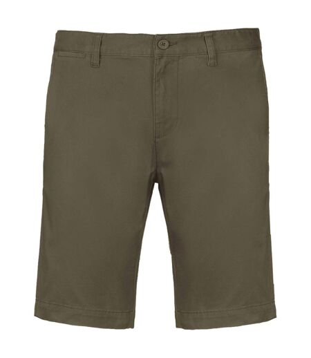 Bermuda chino homme - K750 - vert kaki