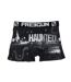Boxer noir/gris à imprimés homme freegun hau - l-1