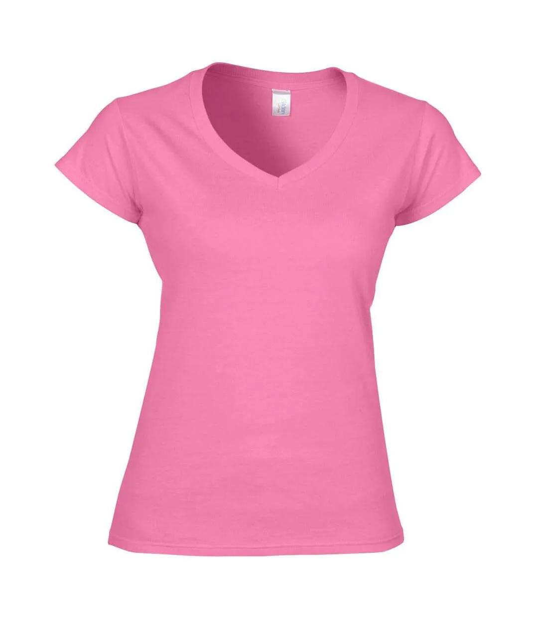 Ladies Soft Style Short Sleeve V-neck T-shirt Azalea Gildan-2