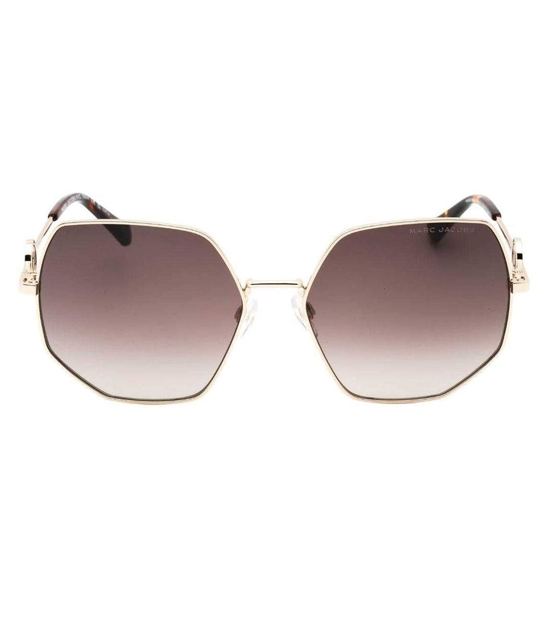 Lunettes De Soleil Femme Taille Unique Marron Sombre Jaune Or Marc Jacob-1