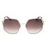 Lunettes De Soleil Femme Taille Unique Marron Sombre Jaune Or Marc Jacob-1