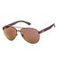 Lunettes De Soleil Motif Mat Homme Taille Unique Marron Lacoste-2