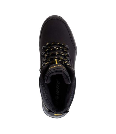 Bottines De Marche Medin Homme Noir Vert Clair Hi-Tec