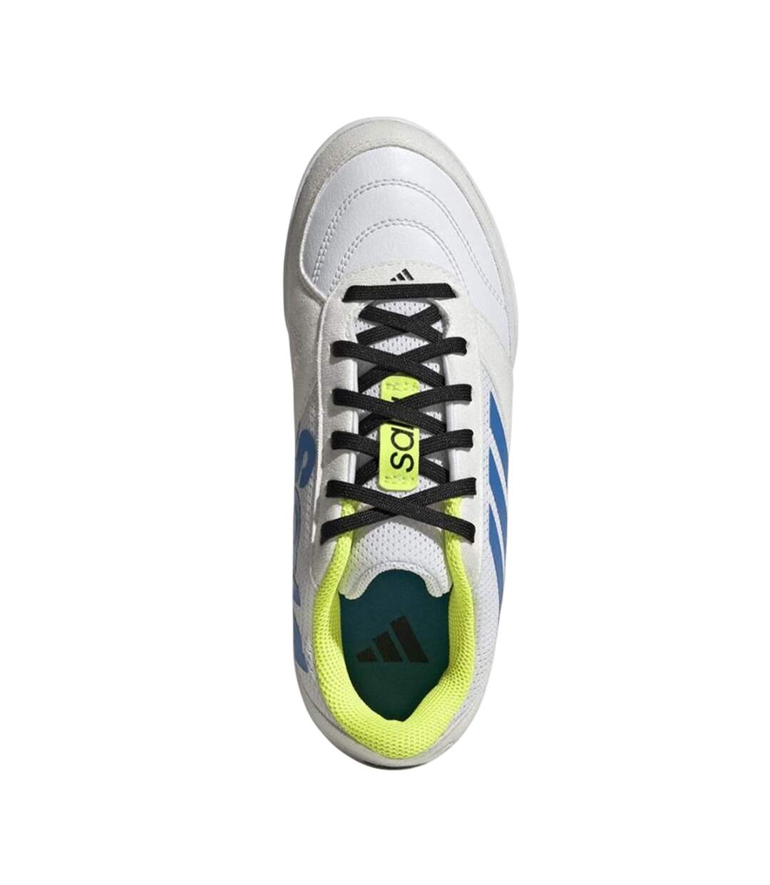 Chaussures De Foot Sala Competition Enfant Blanc Bleu Clair Adidas-3