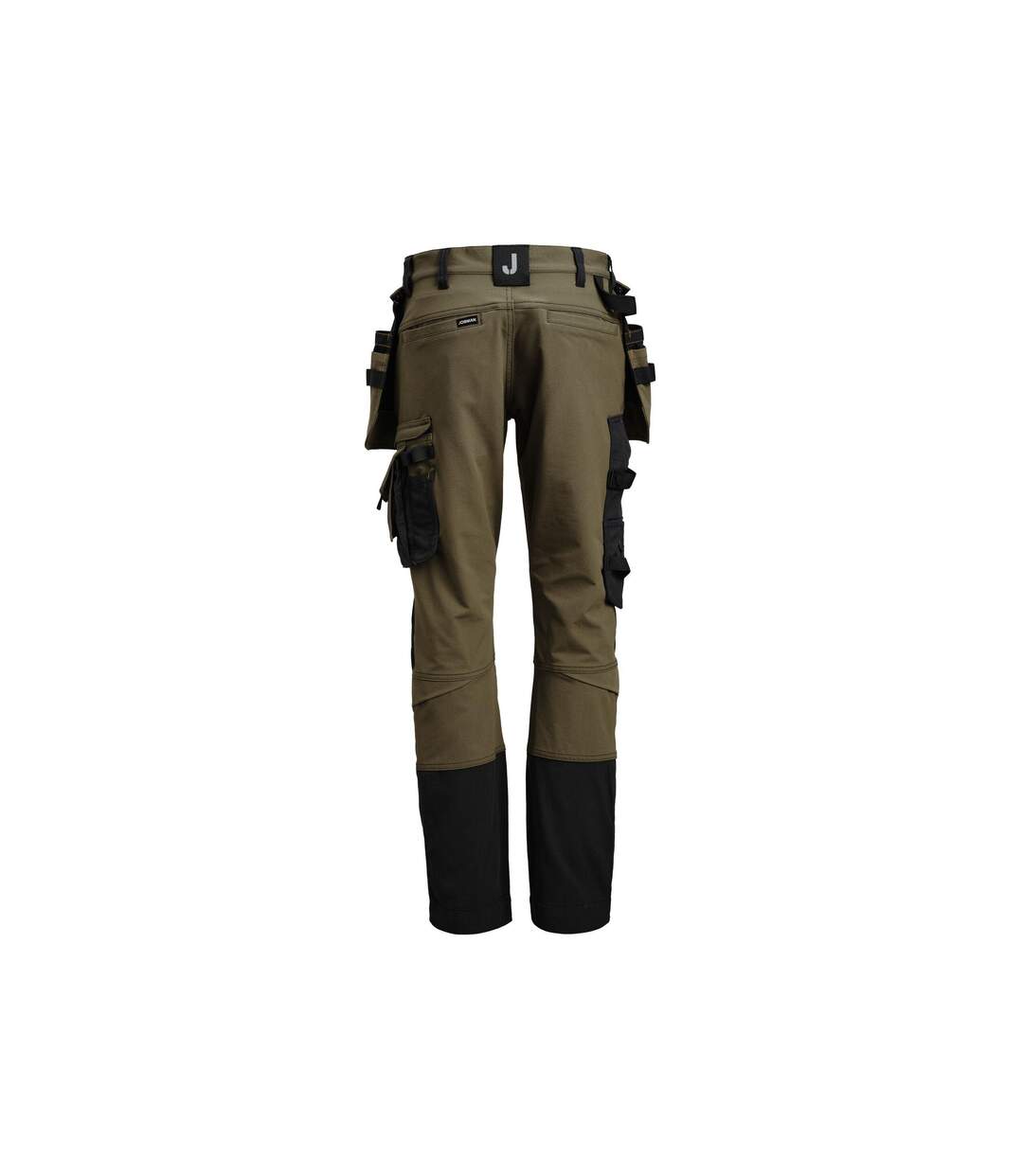 Pantalon Craftsman Homme Vert Olive Noir Jobman-2